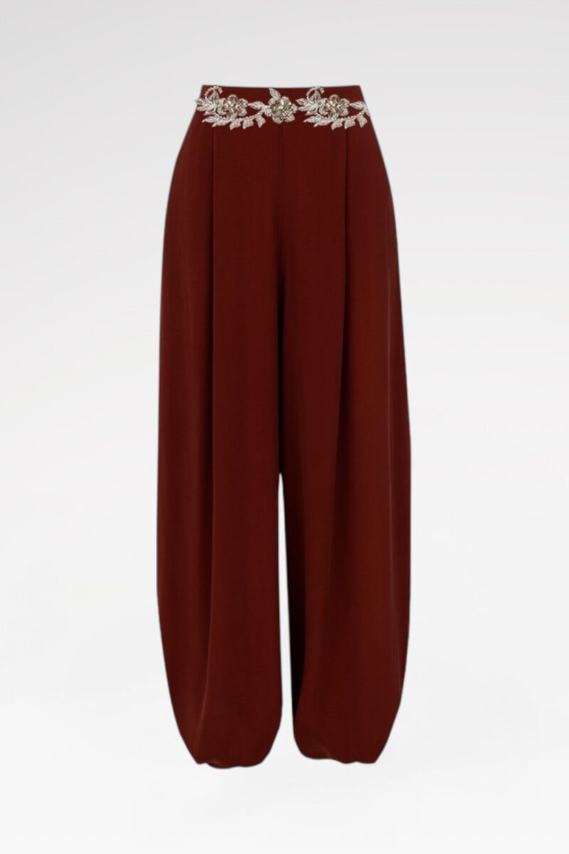 Hand-Embroidered Shalwar Trousers