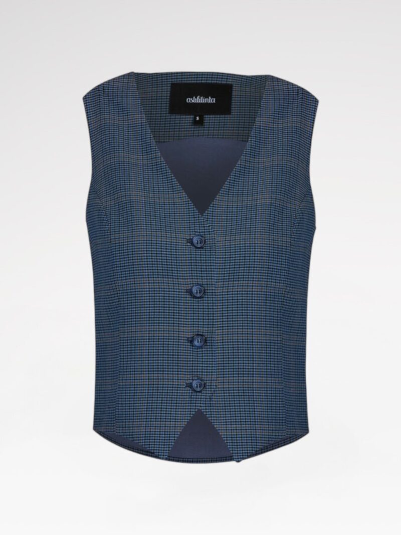 Plaid Vest