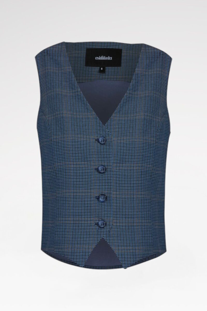 Plaid Vest