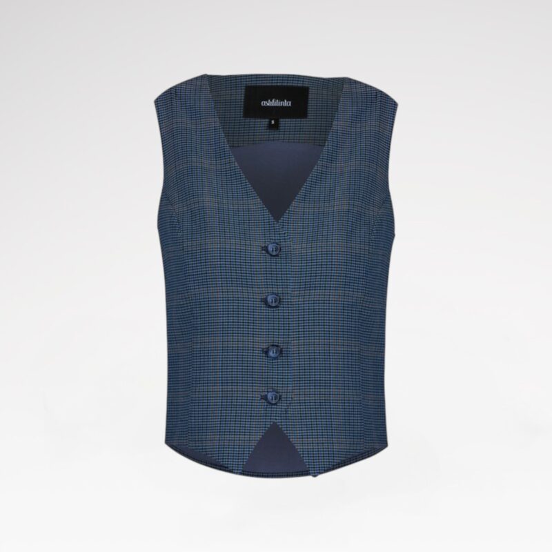 Plaid vest