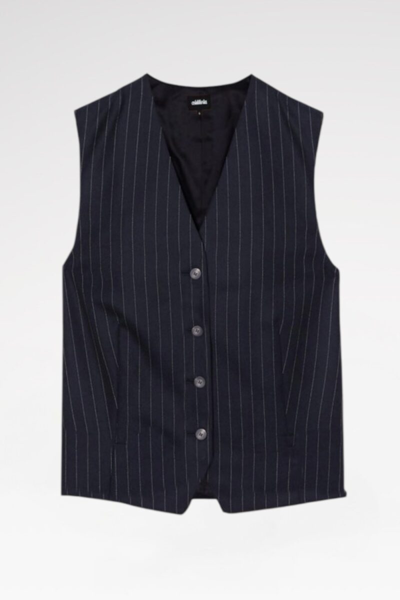 Classic Pinstripe Vest