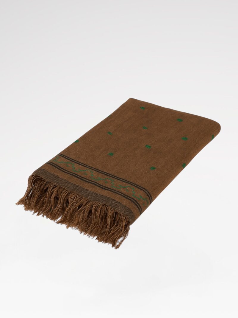 Fringed hand-woven ehram