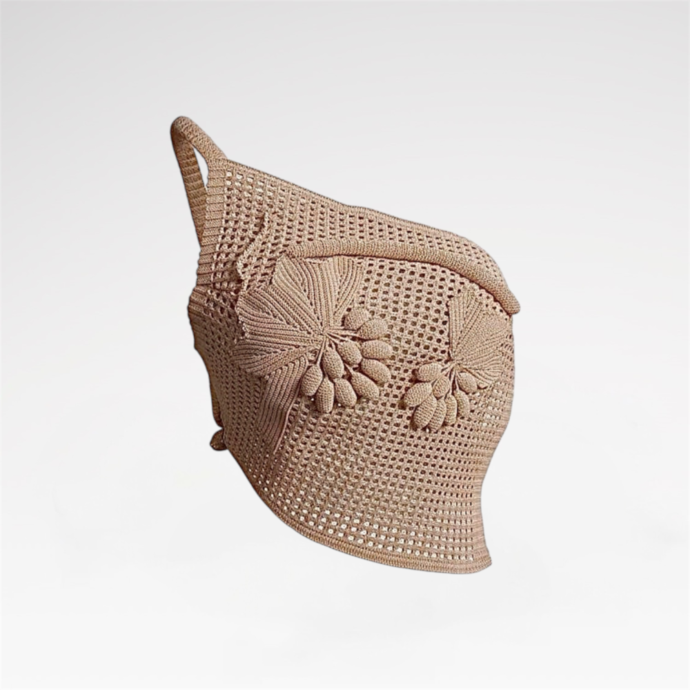 Hand-embroidered lace blouse