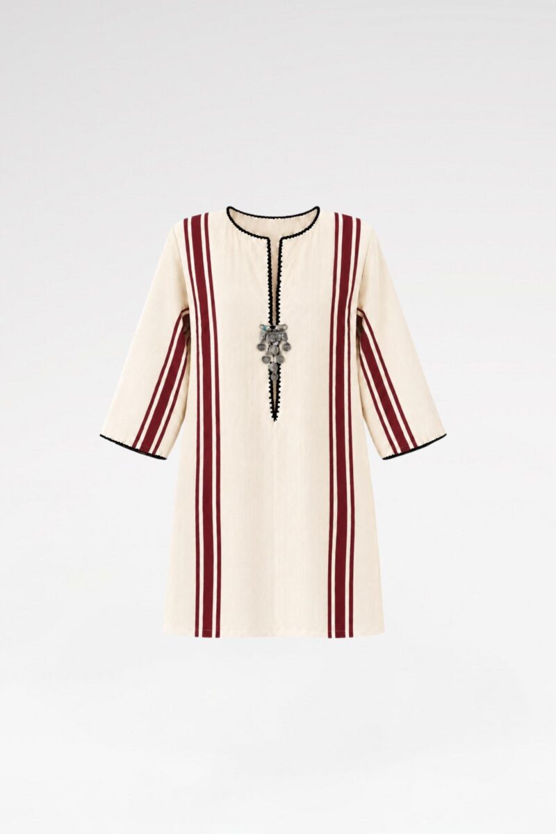 Handcrafted Woodblock Print Tunic