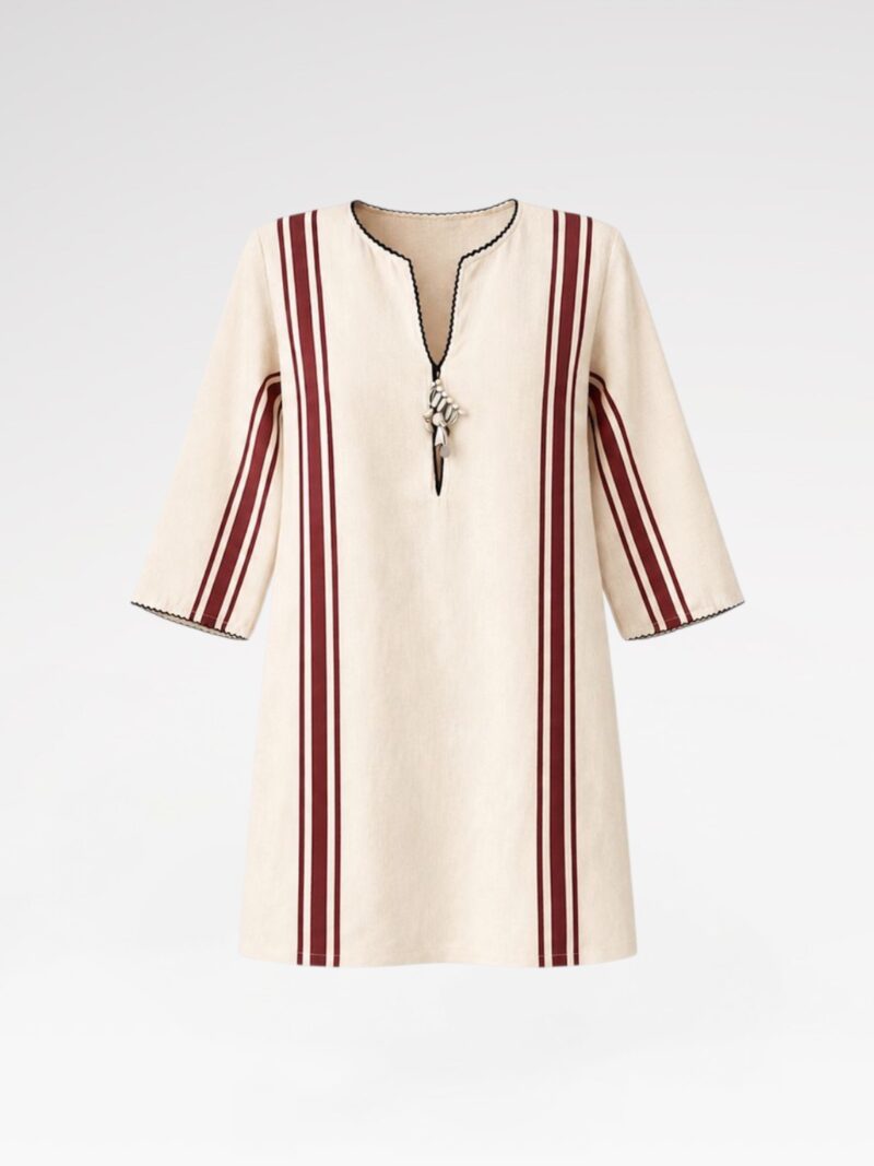 Handcrafted Woodblock Print Tunic