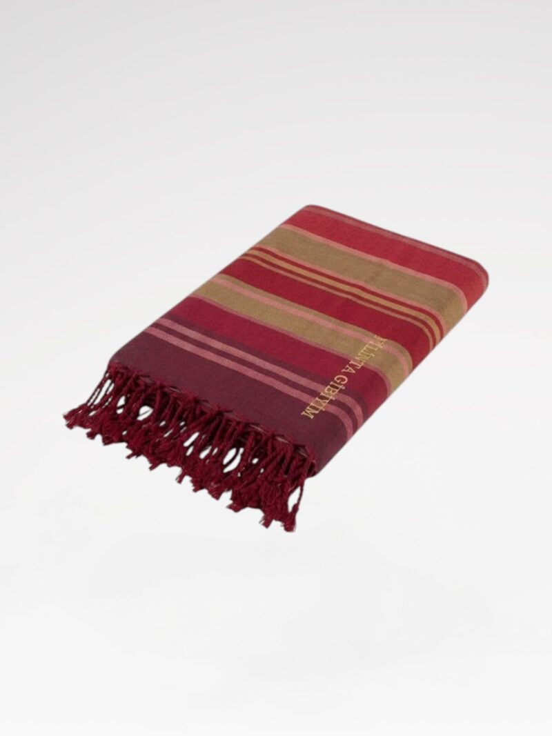 "Filinta Gibiyim" Embroidered Cotton Peshtemal