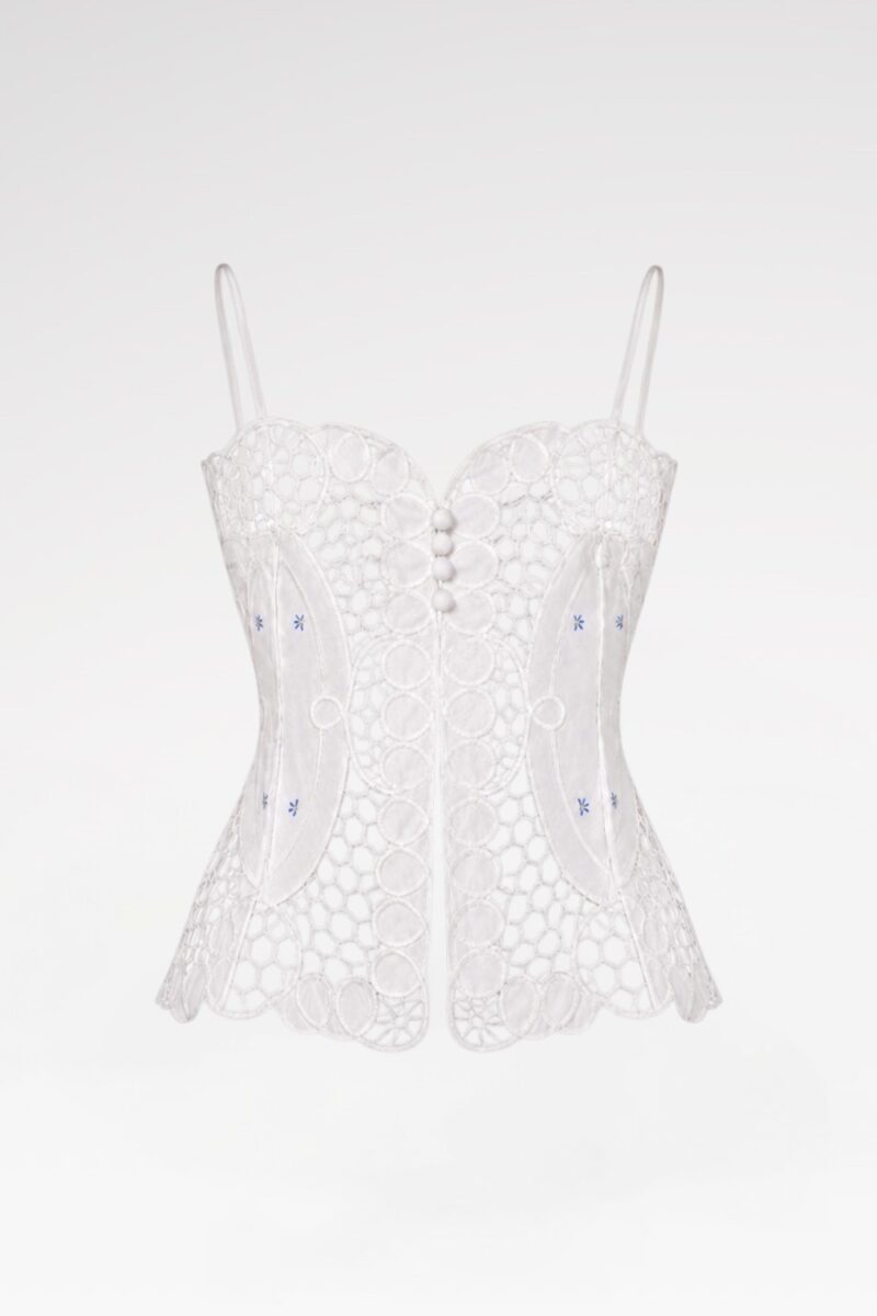 Handcrafted Lace Bustier