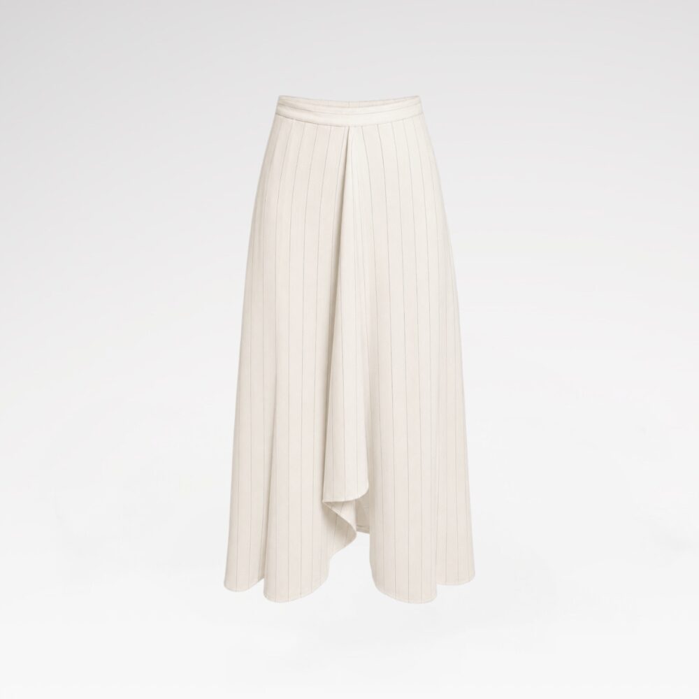 Striped Ecru Skirt