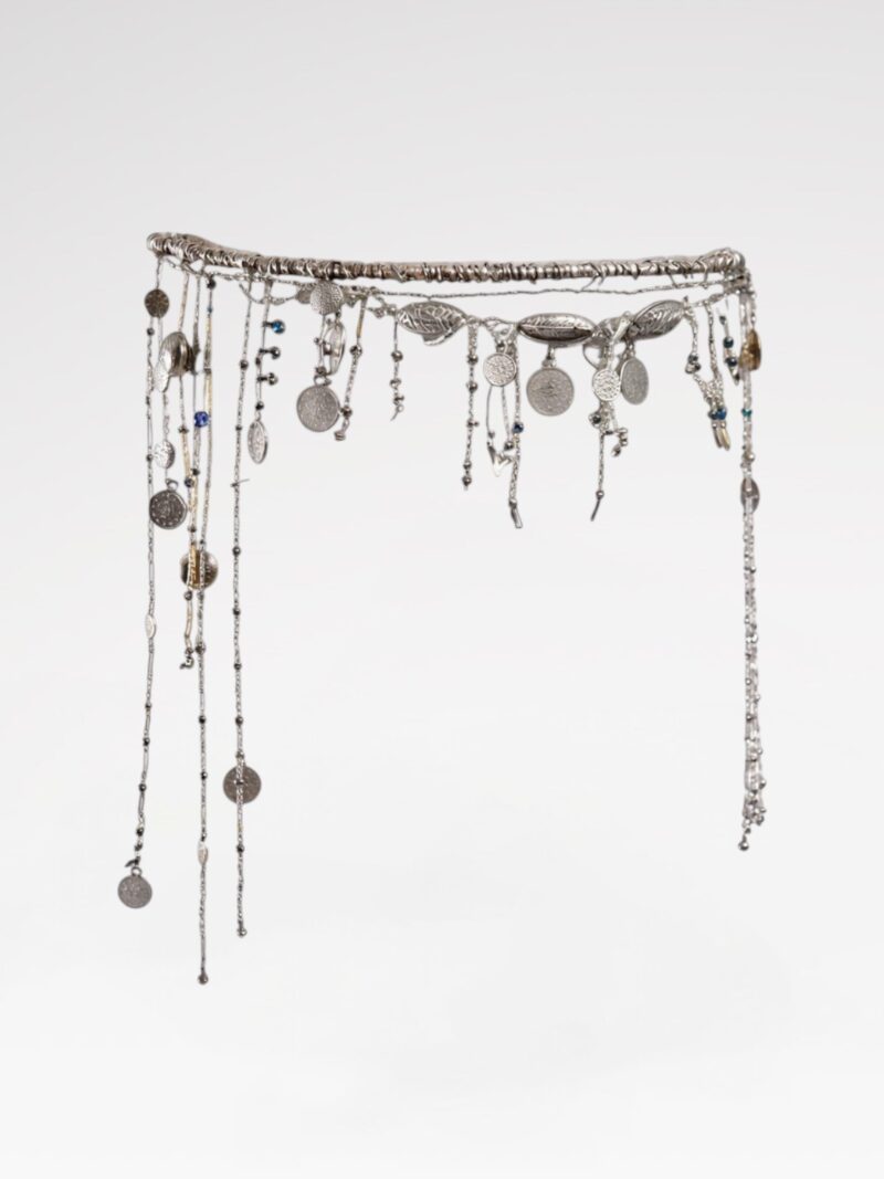 Silver Coin Chain Headdress