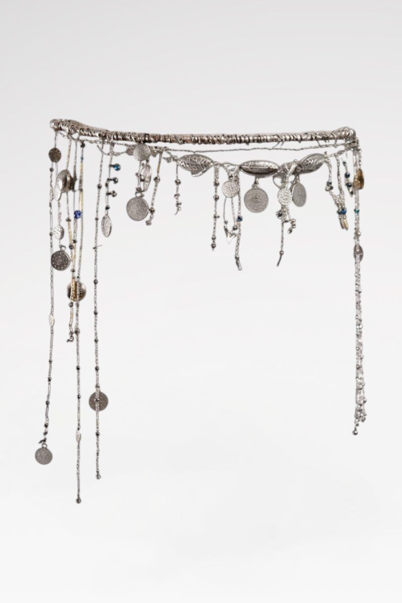 Silver Coin Chain Headdress