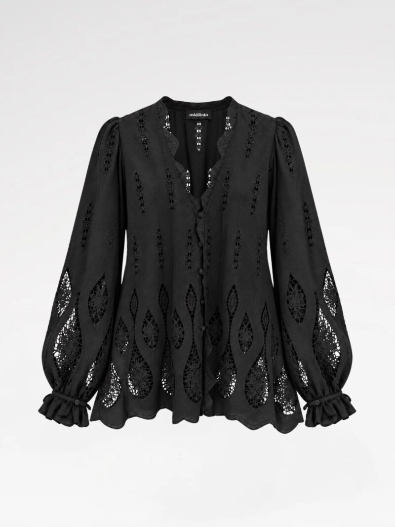 Broderie Anglaise Scalloped Tunic
