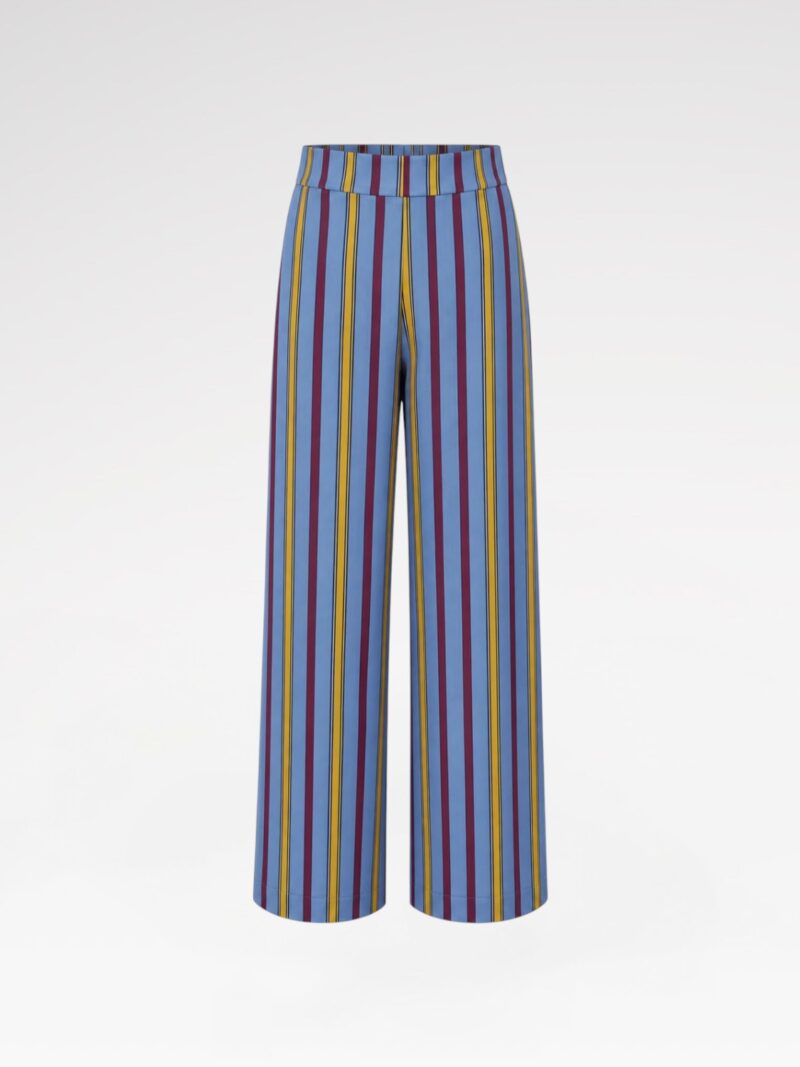 High-Waisted Wide-Leg Trousers