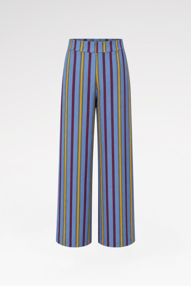 High-Waisted Wide-Leg Trousers