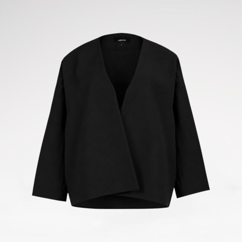 Oversized black jacket