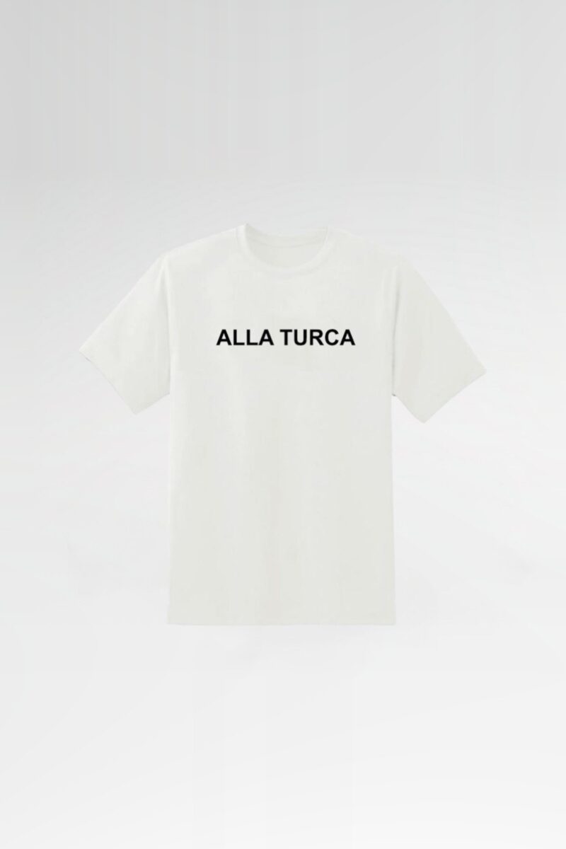 Crew-Neck Script-Print T-Shirt