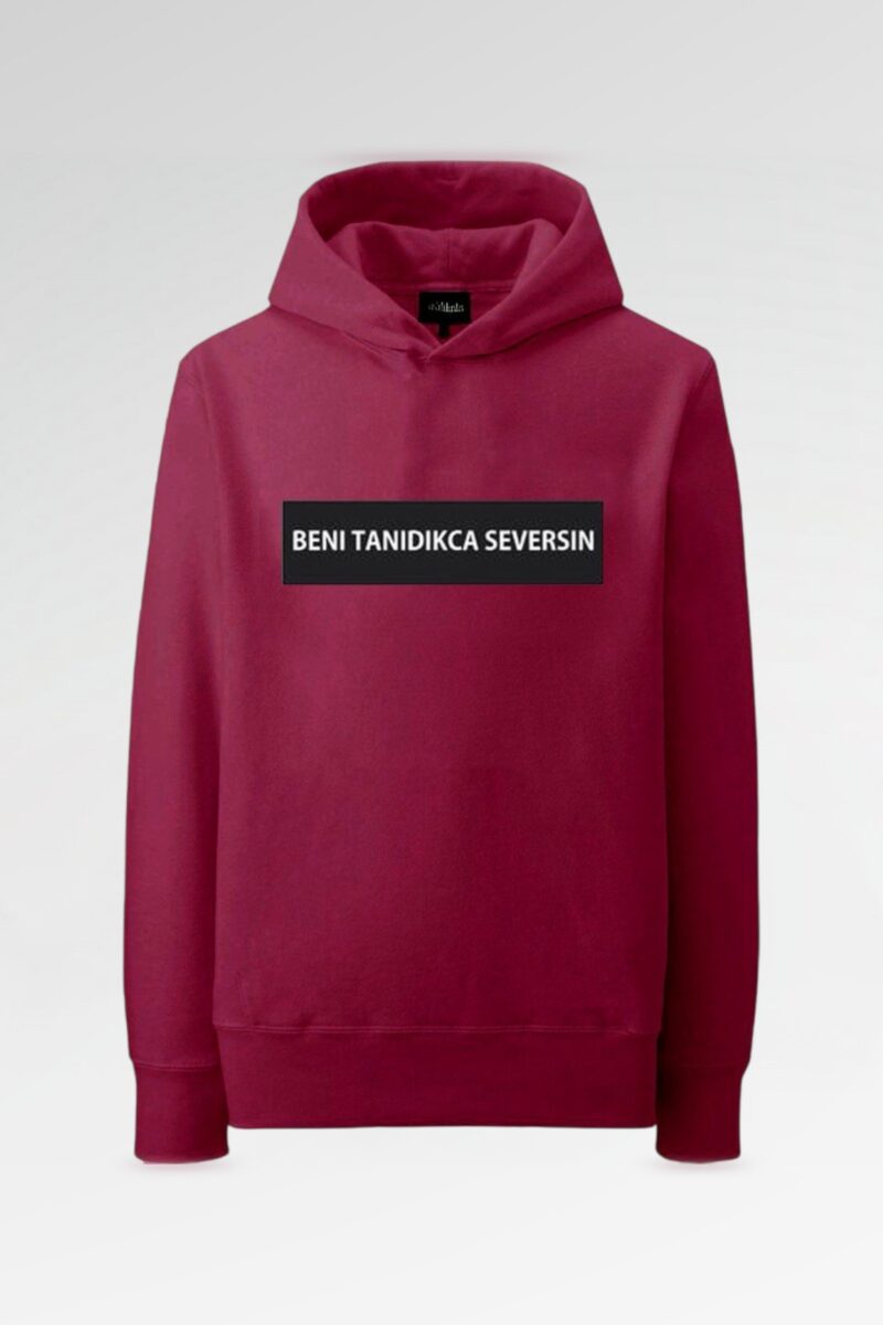 Slogan-Print Cotton Hoodie