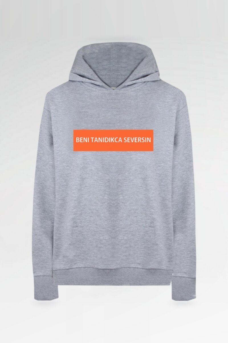 Cotton Hooded Pullover Sweatshirt