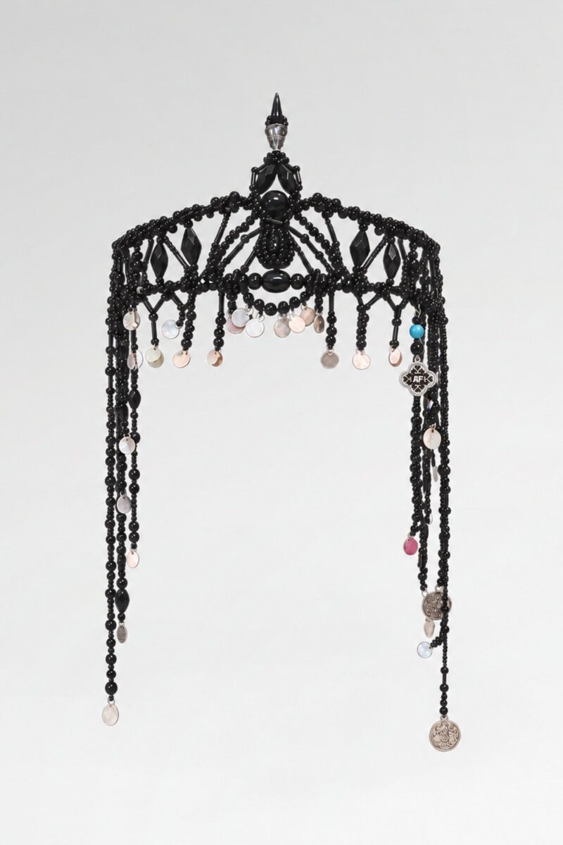 Black Beaded Headdress