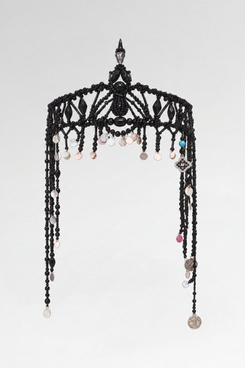 Black Beaded Headdress