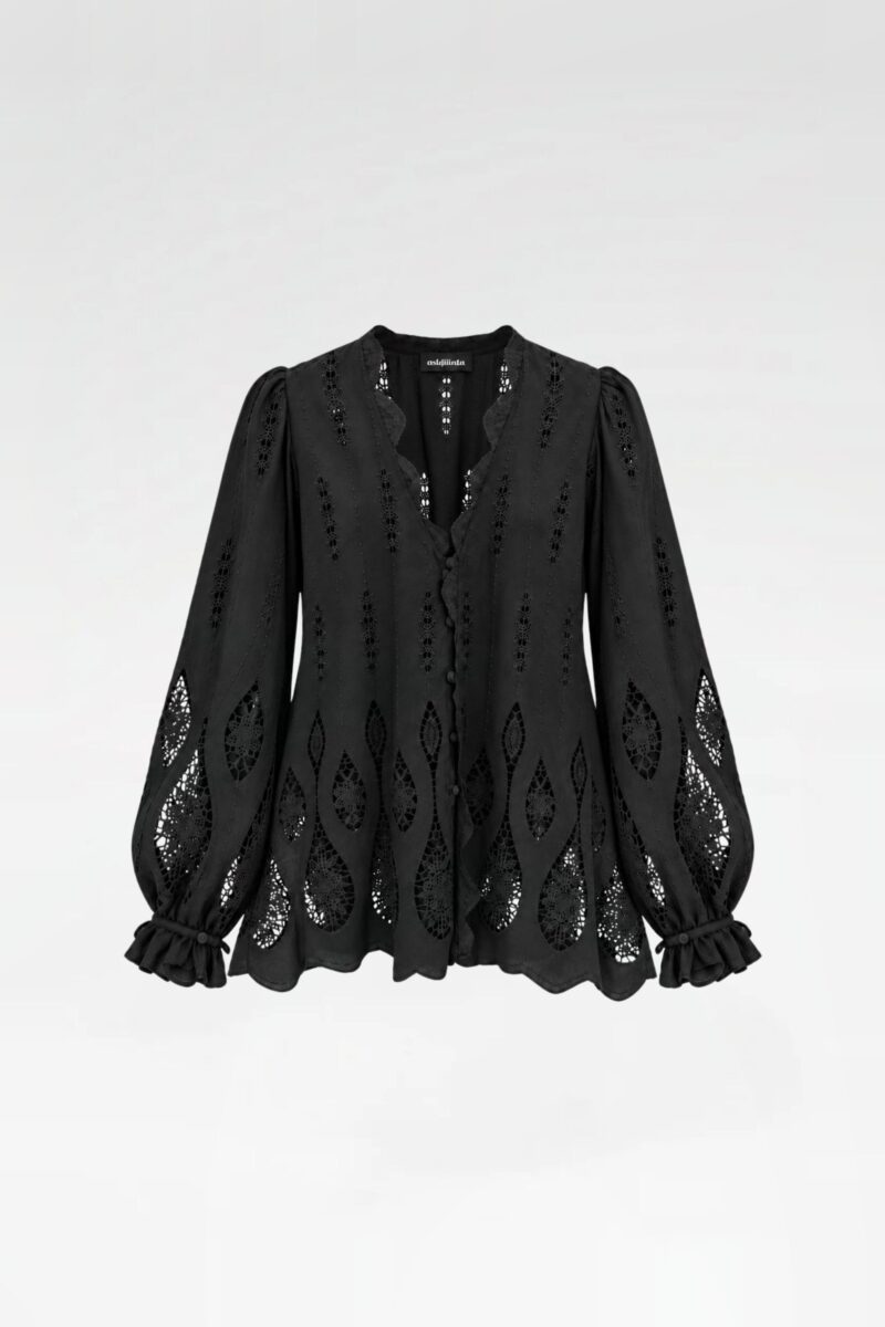 Broderie Anglaise Scalloped Tunic
