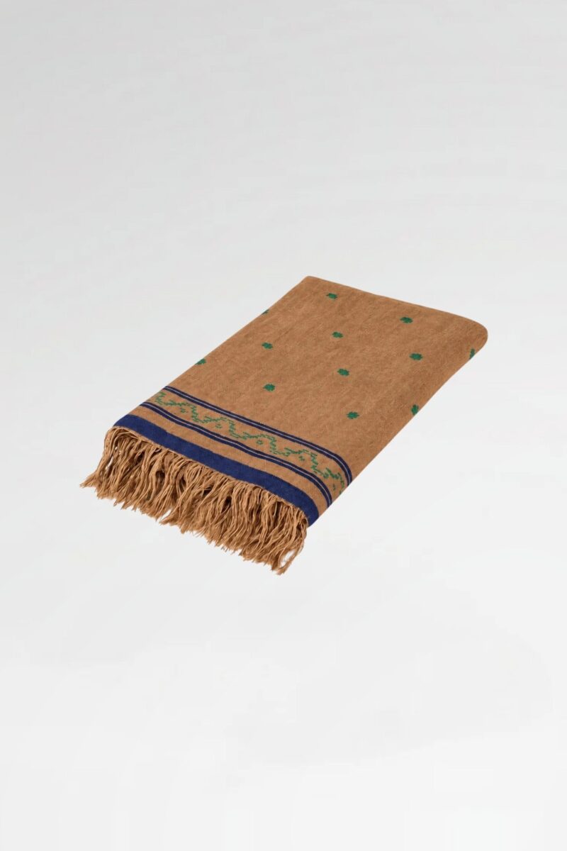 Patterned Fringed Hand-Woven Ehram