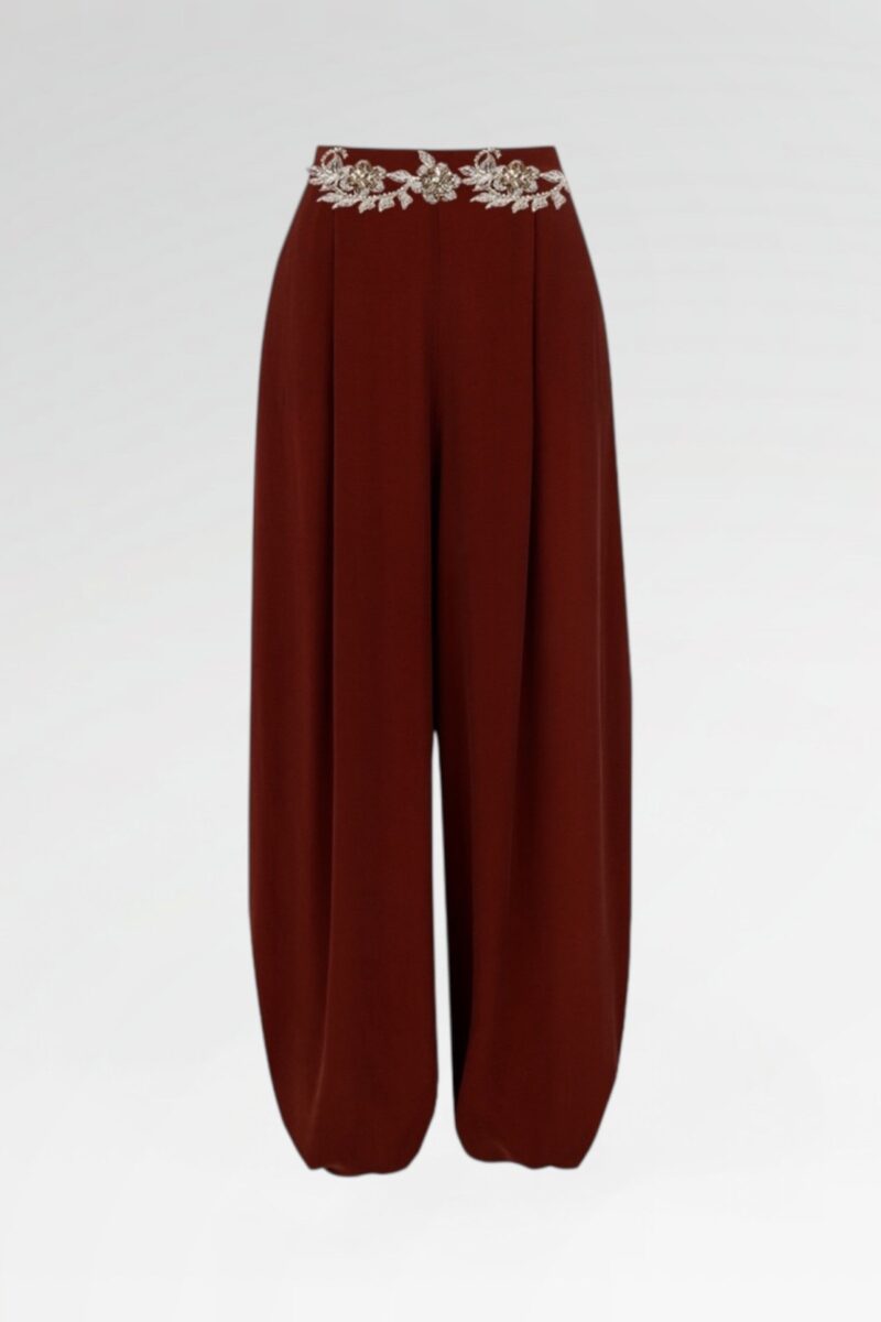 Hand-Embroidered Shalwar Trousers