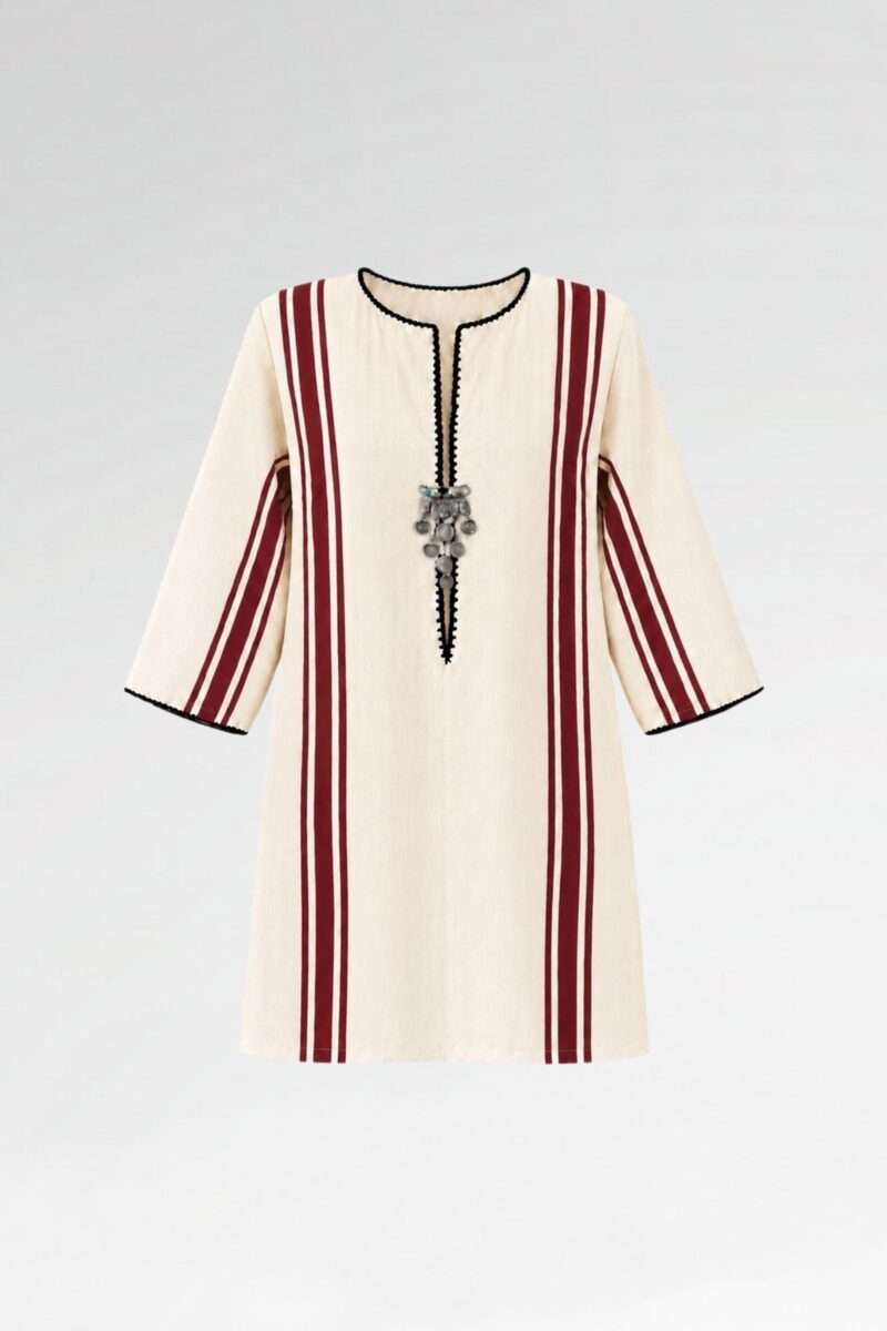 Handcrafted Woodblock Print Tunic