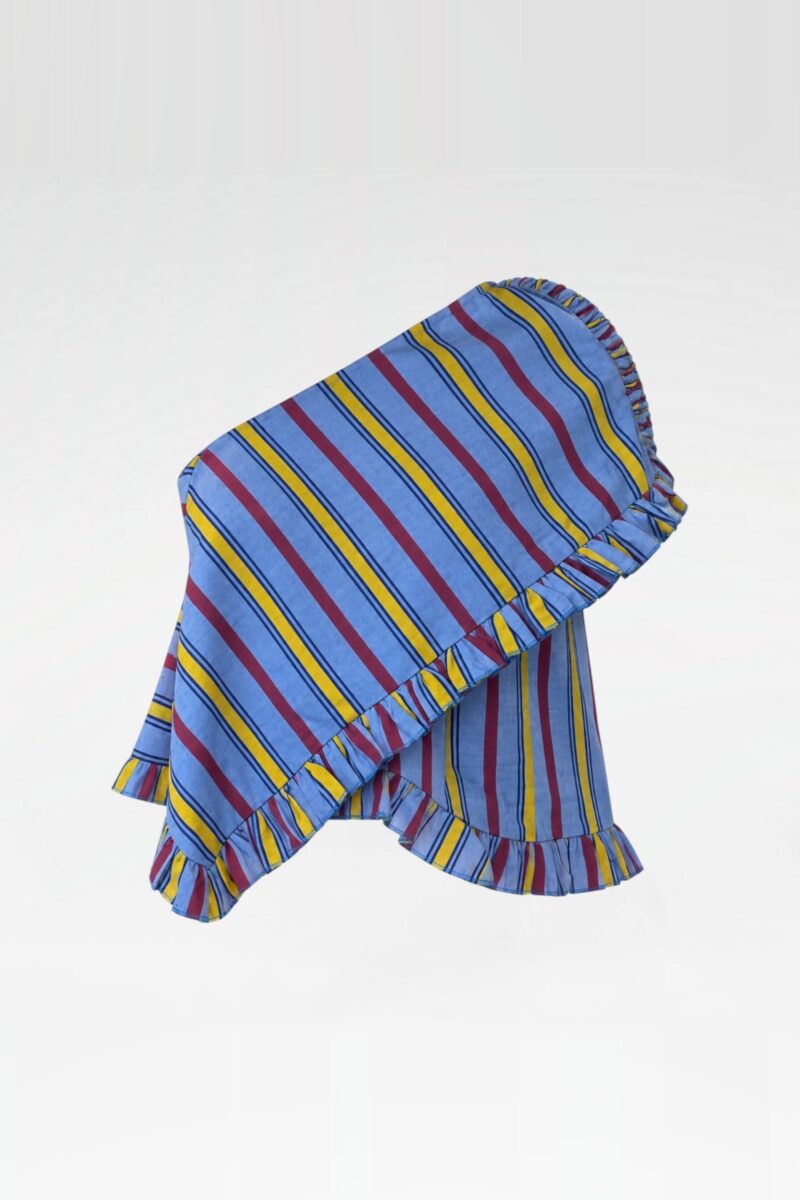 Handwoven One-Shoulder Cotton Top