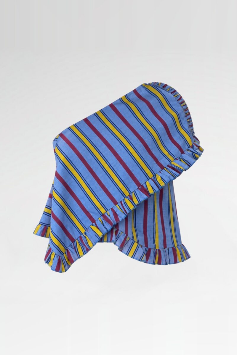 Handwoven One-Shoulder Cotton Top