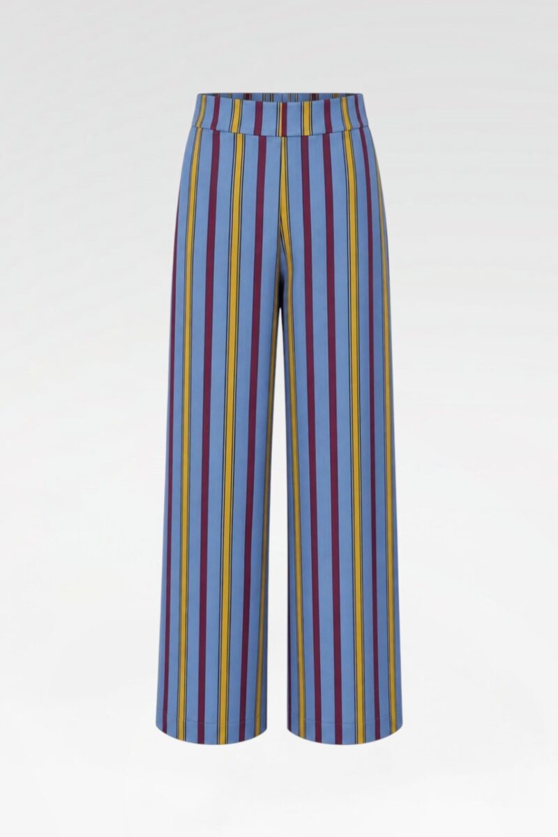 High-Waisted Wide-Leg Trousers
