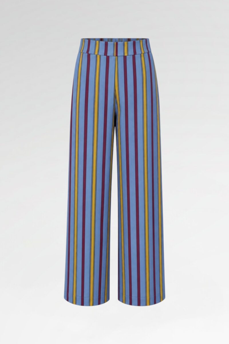 High-Waisted Wide-Leg Trousers