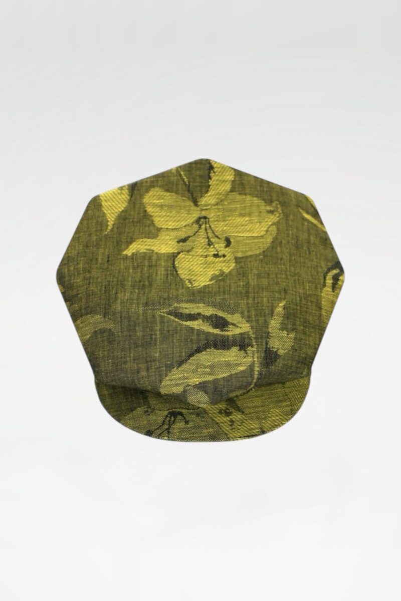 Floral Jacquard Deadstock Cotton Cap