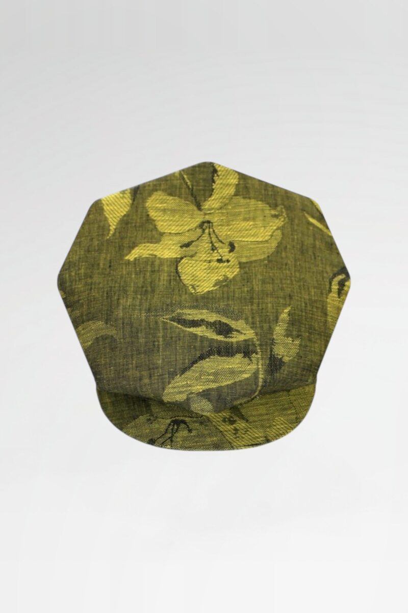 Floral Jacquard Deadstock Cotton Cap