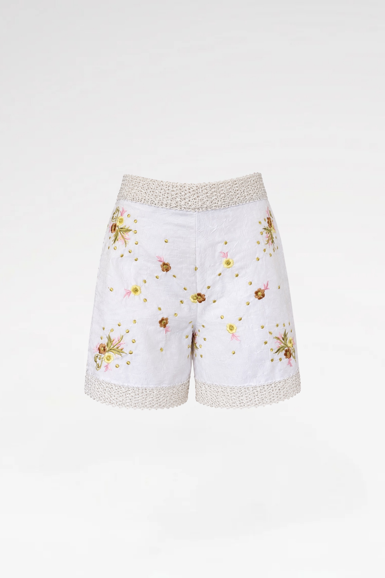 oak057-The-Primrose-Embroidered-Crochet-Trim-Shorts-dekupe