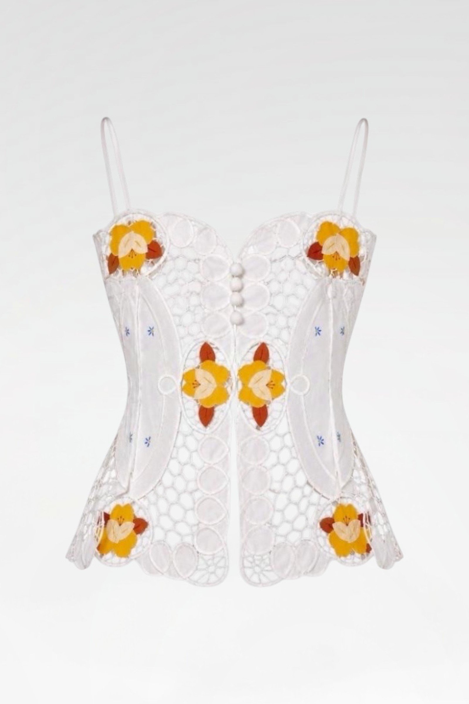 orange-floral-applique-lace-bustier-1