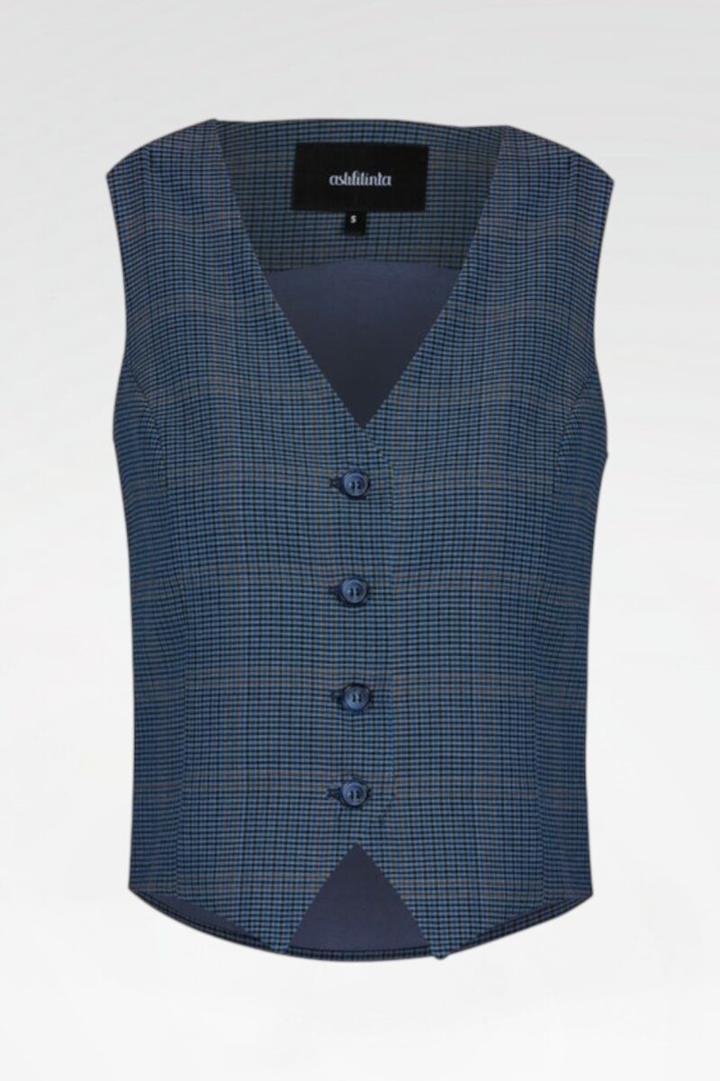 Plaid Vest