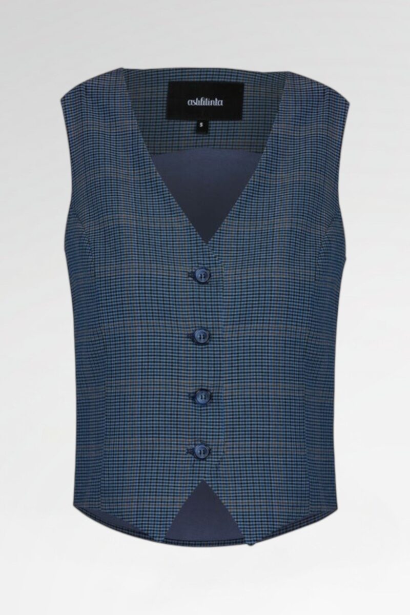 Plaid Vest