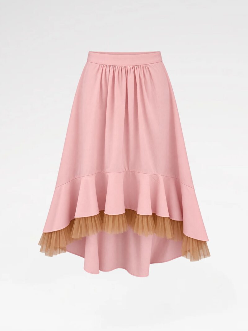 High-Low Ruffle Skirt