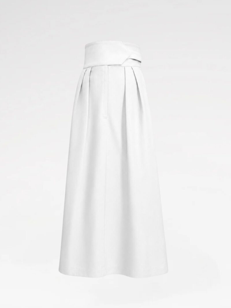 High-Waist Flared Maxi Skirt