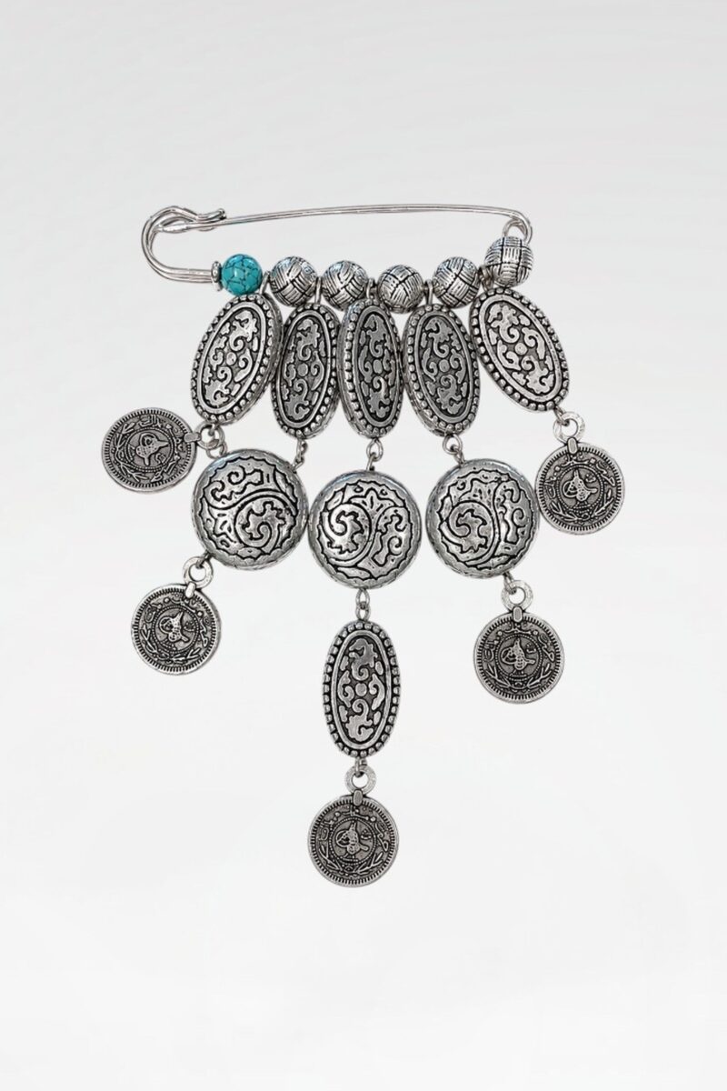 Penez Silver Brooch