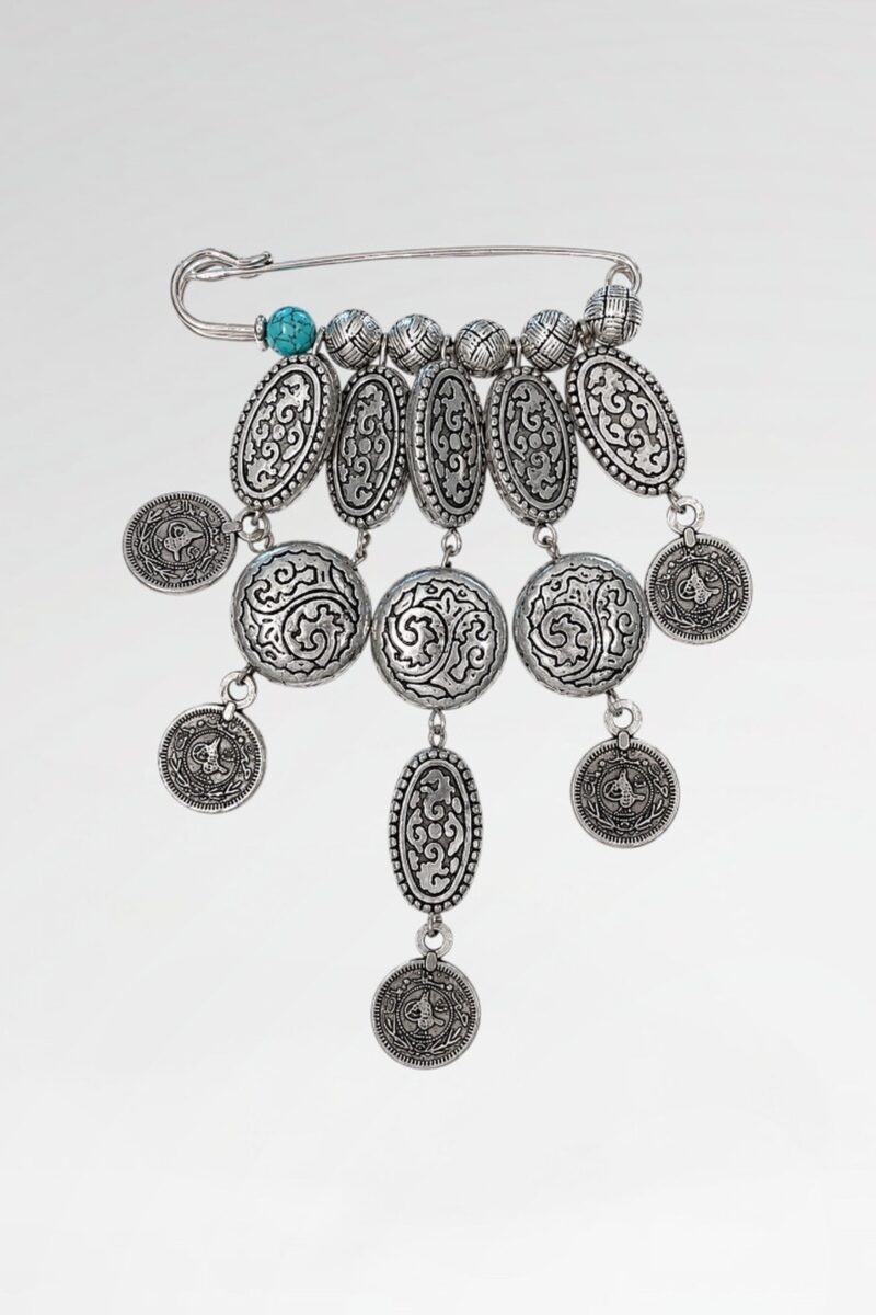 Penez Silver Brooch