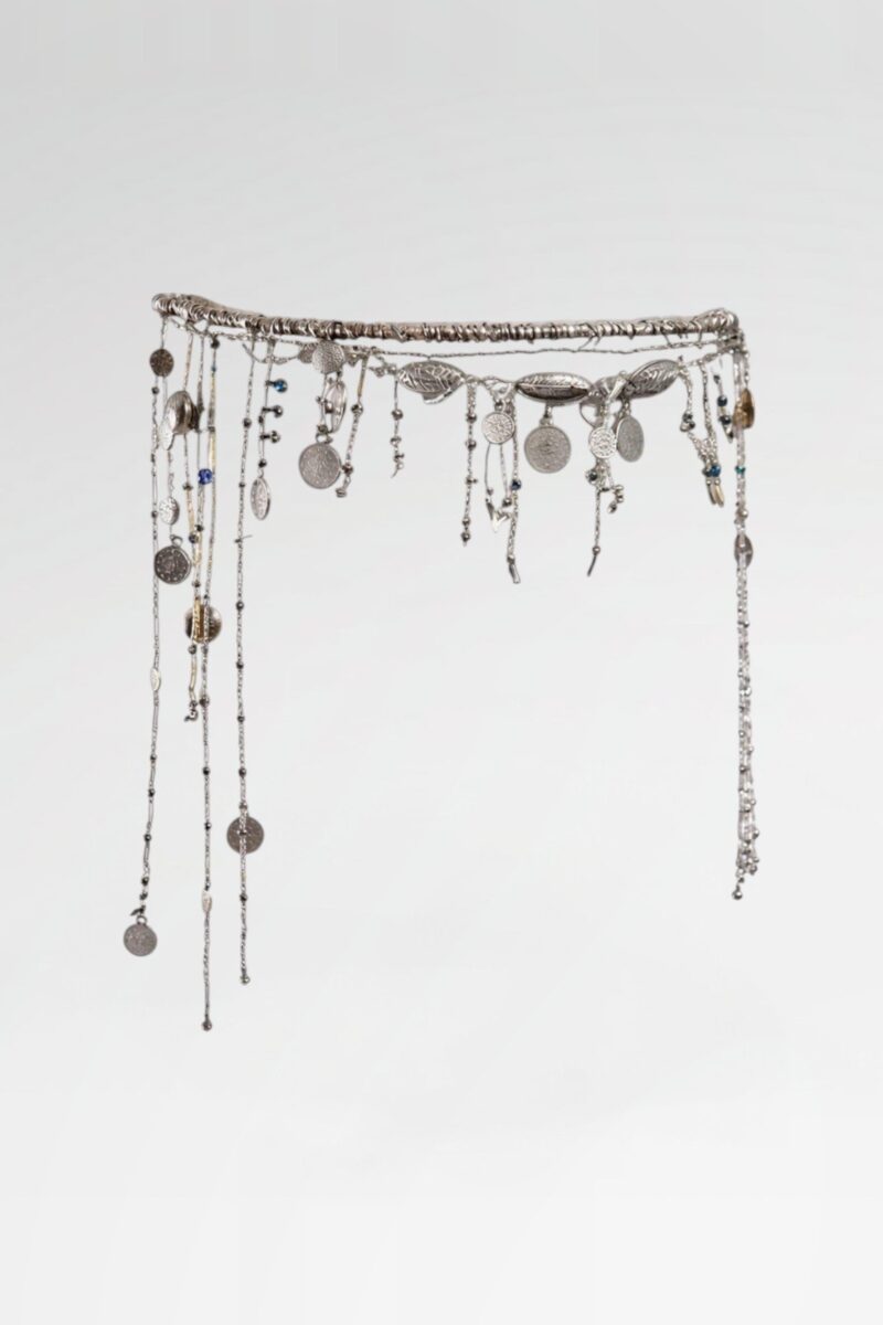Silver Coin Chain Headdress