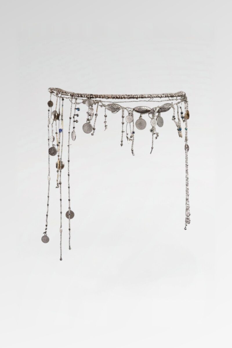 Silver Coin Chain Headdress