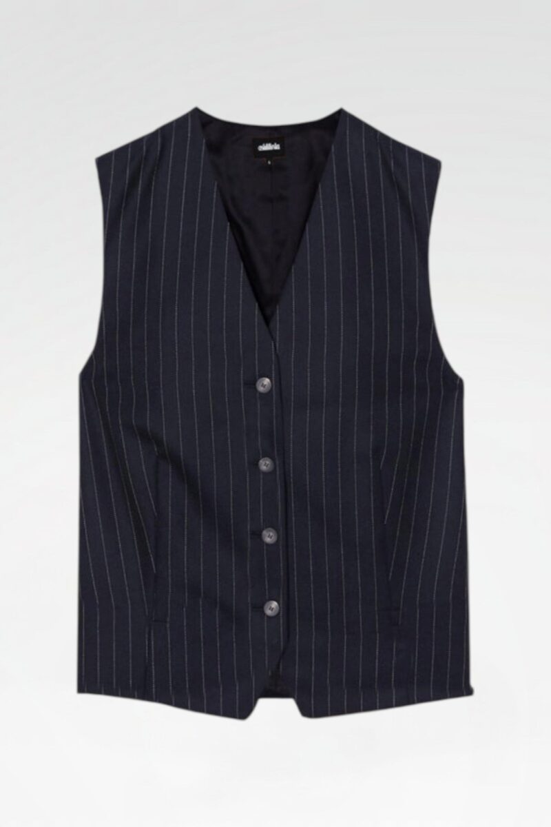 Classic Pinstripe Vest