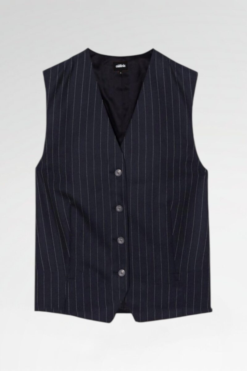 Classic Pinstripe Vest